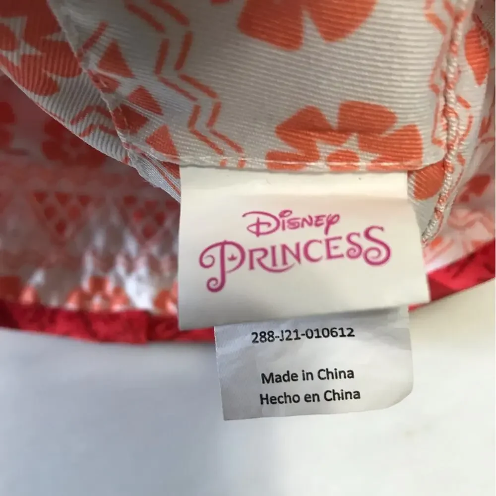 Disney Princess Moana orange bucket hat girls one size